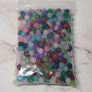 超お得 ガラスビーズ アクリルビーズ カラフル ミックス 200ml