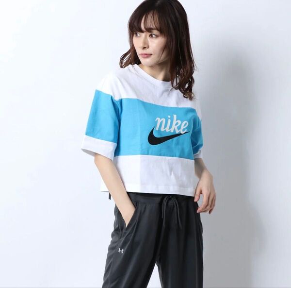 ナイキ NIKE 半袖Tシャツ ウィメンズバーシティ S/Sトップ サイズM