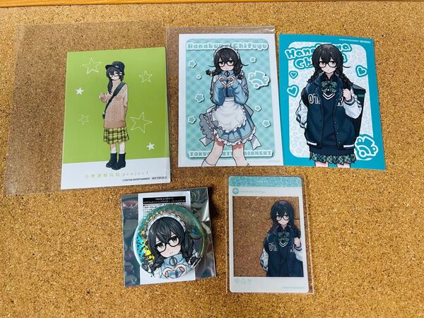 TOKYO6 キャラクターズ 花隈千冬 セット 缶バッジ SNS風 クリアスナップ イラストカード