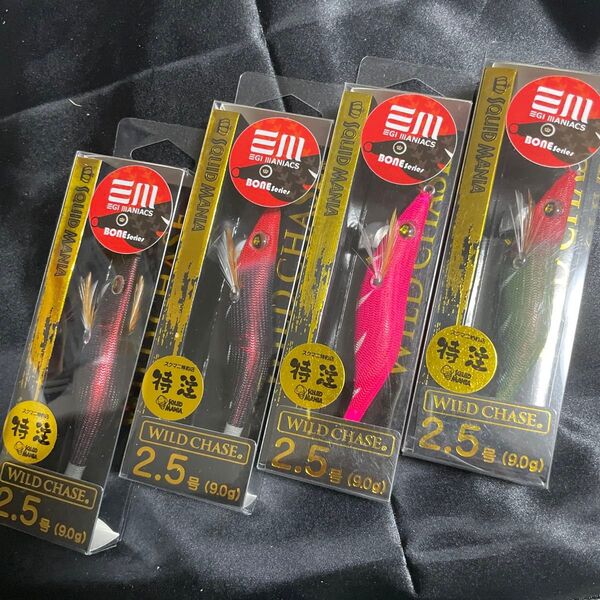 ワイルドチェイス スクイッドマニア 2、5号 4本