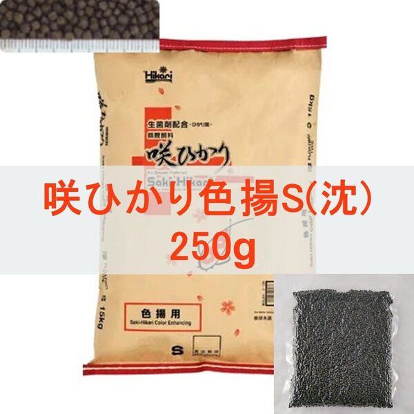 【送料無料】キョーリン 咲ひかり 色揚 Sサイズ(沈下) 250g 真空パック ・錦鯉・金魚・川魚・色揚げ