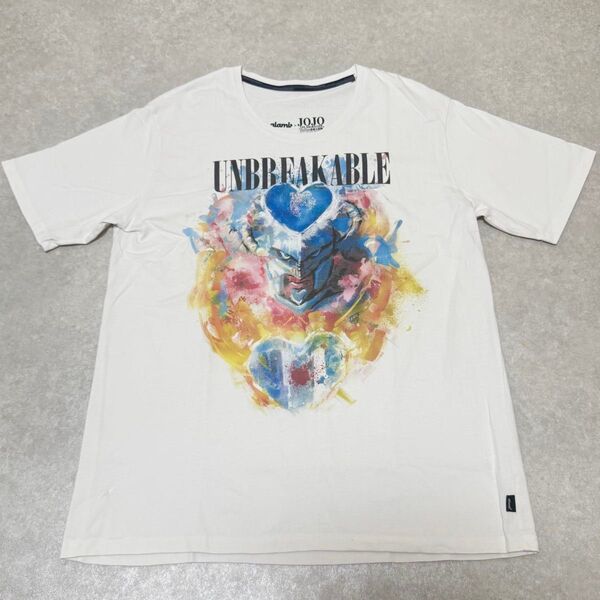 【glamb×JOJO】Tシャツ クレイジーダイヤモンド 完売品 ホワイト L ジョジョの奇妙な冒険 ビンテージ 古着 半袖