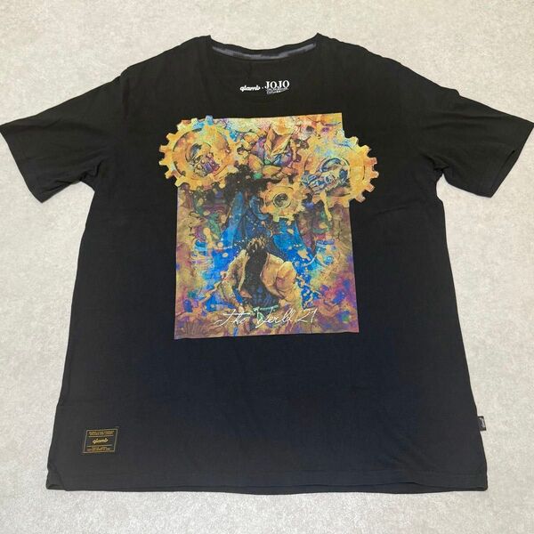 【glamb×JOJO】ジョジョの奇妙な冒険 Tシャツ DIO 完売品 レア L ブラック 黒 半袖