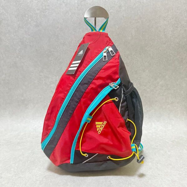 【adidas】新品未使用 ワンショルダーバッグ y2k 00s マルチカラー テック系 アディダス