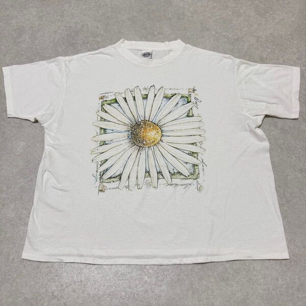 【COMMON THREADS】希少 Tシャツ フラワー 90s ビンテージ ヴィンテージ ひまわり 半袖 vintage L