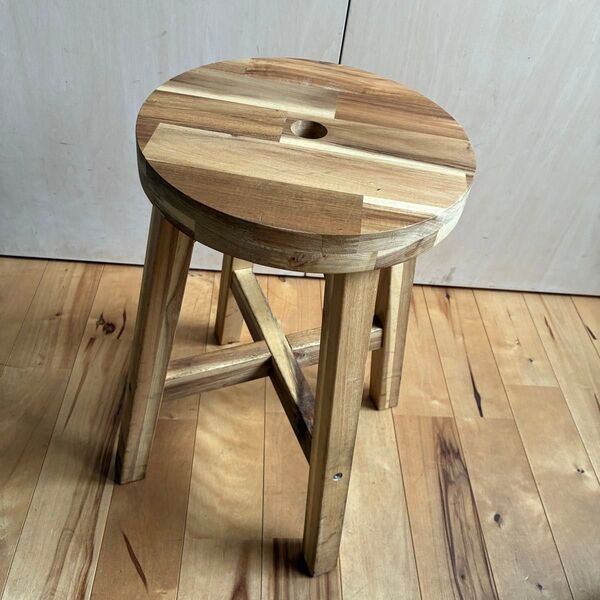 IKEA イケア SKOGSTA スコグスタ 丸椅子 スツール 高さ45cm ①