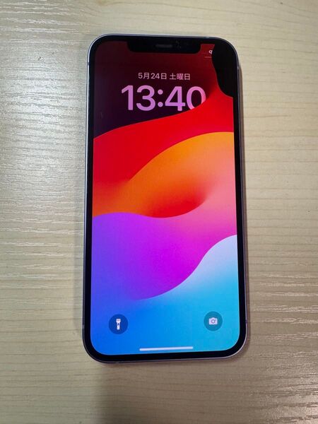 iPhone12 64gb SIMフリー パープル 画面ヒビ