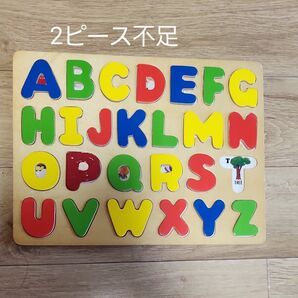 アルファベット 木製パズル