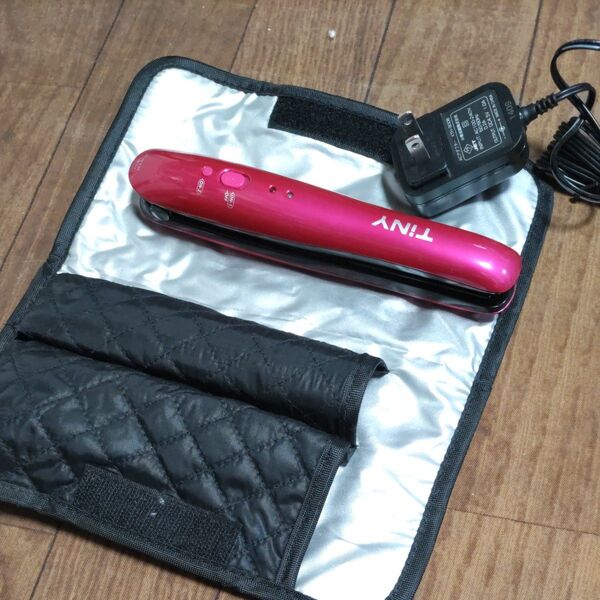 ヘアアイロン TINY ピンク コイズミ KCC-1520 KTH-08 コードレス