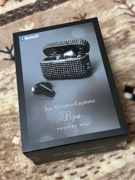 Bluetooth ワイヤレスイヤホン イヤフォン ブラック 黒 ビジュー Bijou