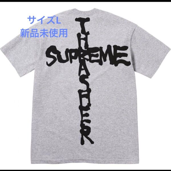 Supreme x Thrasher CrossTee Heather Grey シュプリーム スラッシャー クロス Tシャツ