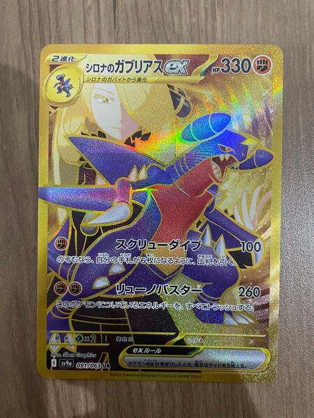 ポケモンカード シロナのガブリアスex UR