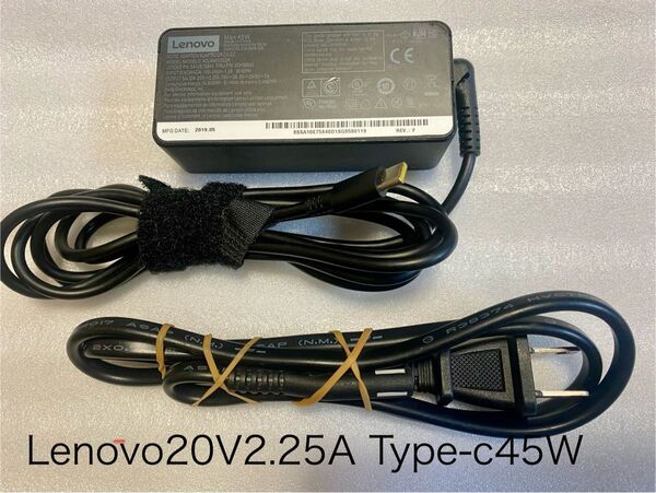 ☆送料込☆中古純正品LENOVOレノボType-cアダプター20V2.25A45w