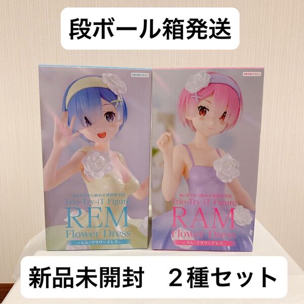【新品未開封】Re:ゼロから始める異世界生活 Trio-Try-iT Figure ーフラワードレスー フィギュア 2種セット