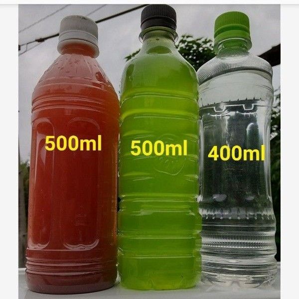 PSB(光合成細菌) 500ml&天然 グリーンウォーター(種水,青水) 500ml&魚の餌 400ml、 ゾウリムシ ミジンコ
