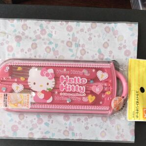 ハローキティ スライド式トリオセット ピンク 新品 未使用