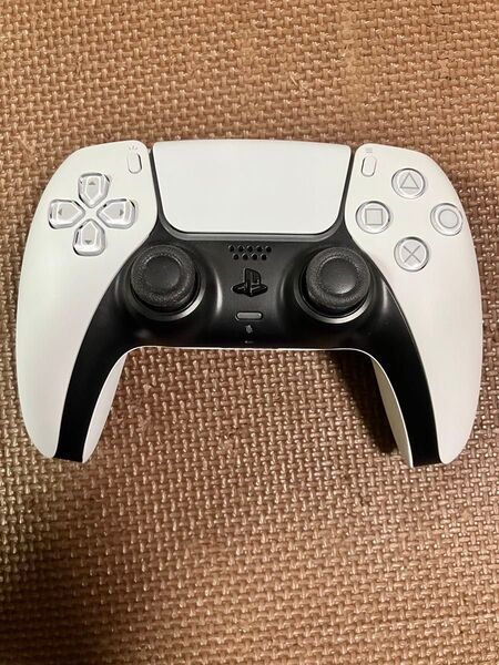 PS5【使用頻度少】ワイヤレスコントローラー CFI-ZCT1J ホワイト【ジャンク】PlayStation5