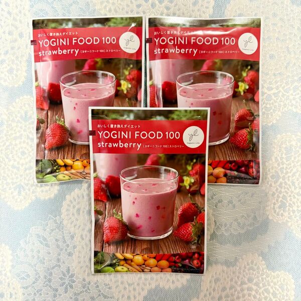 LAVA ヨギーニフード YOGINI FOOD 100 strawberry 3袋セット