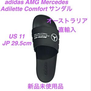 adidas AMG Mercedes Adilette Comfort サンダル ブラック 黒