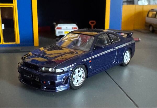 トミカリミテッドヴィンテージNEO R33スカイラインGTR 400R(紺) 1/64