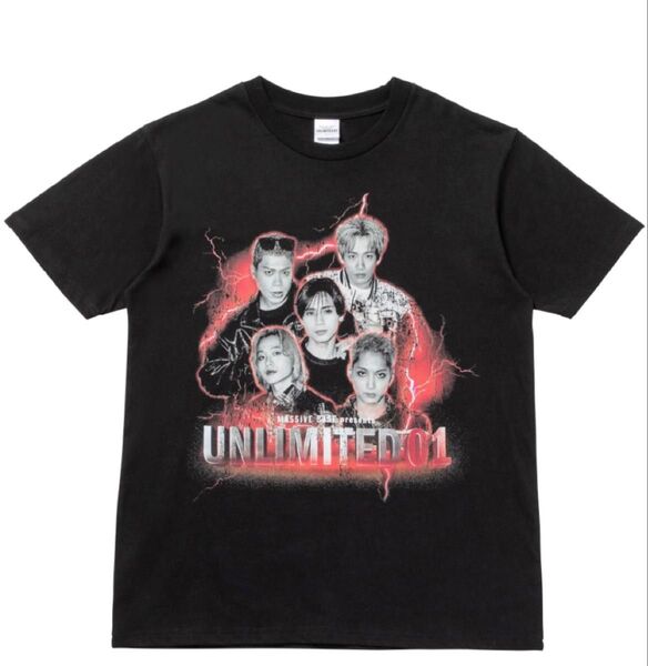 【RAMPAGE】MA55IVE BASE UNLIMITED 01 Tシャツ BLACK XLサイズ