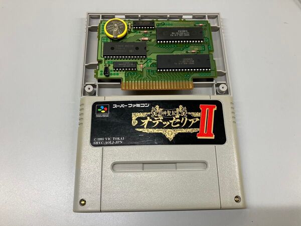 神聖記オデッセリアⅡ スーパーファミコン 新品電池交換 メンテナンス済み