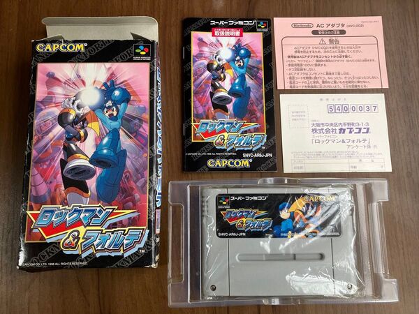 ロックマン&フォルテ スーパーファミコン ※新品電池交換無料