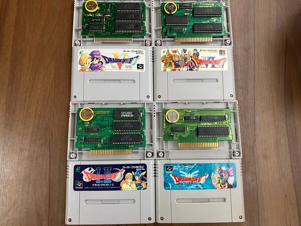 ドラゴンクエストⅠ・Ⅱ ドラゴンクエストⅢ ドラゴンクエストⅤ ドラゴンクエストⅥ スーパーファミコン新品電池交換 メンテナンス済