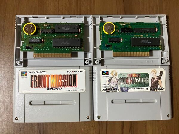フロントミッション フロントミッションシリーズ ガンハザード スーパーファミコン 新品電池交換 メンテナンス済み