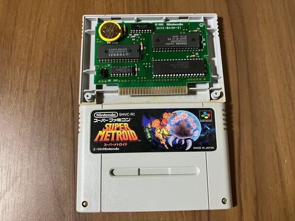 スーパーメトロイド スーパーファミコン 新品電池交換 メンテナンス済み