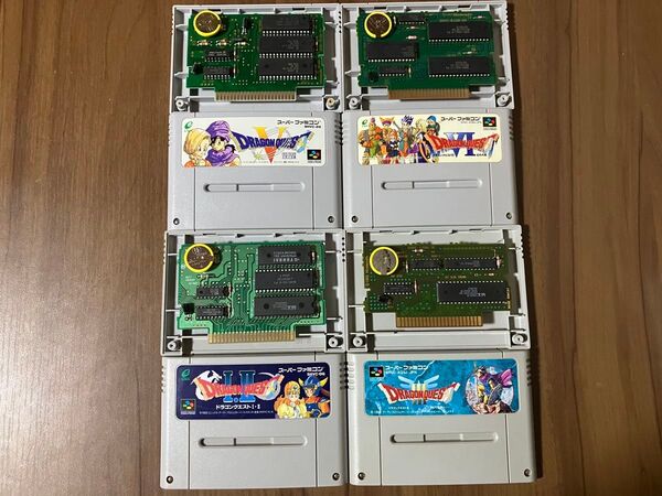 ドラゴンクエストⅠ・Ⅱ ドラゴンクエストⅢ ドラゴンクエスト5 ドラゴンクエストⅥ スーパーファミコン 新品電池交換 メンテ済み