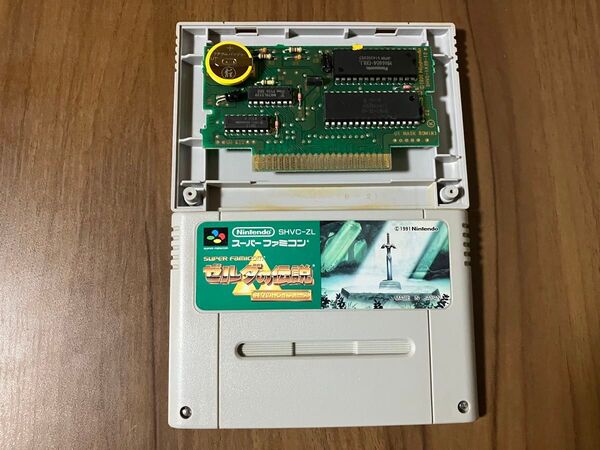 ゼルダの伝説 神々のトライフォース スーパーファミコン 新品電池交換 メンテナンス済み