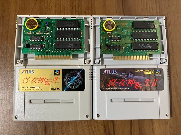 真・女神転生 真・女神転生Ⅱ スーパーファミコン 新品電池交換 メンテナンス済み