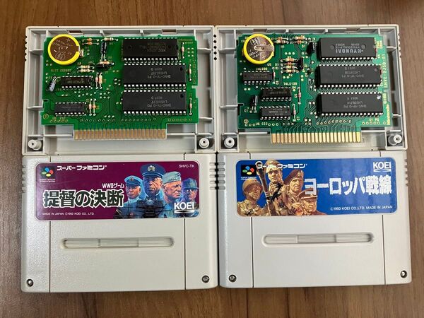提督の決断 ヨーロッパ戦線 スーパーファミコン 新品電池交換 メンテナンス済み