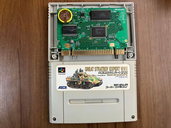 大戦略エキスパートWWⅡ スーパーファミコン 新品電池交換 メンテナンス済み