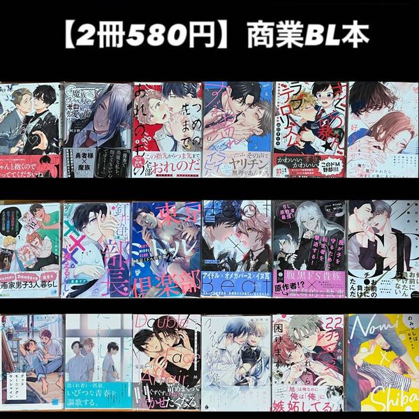 【2冊580円】商業BL本