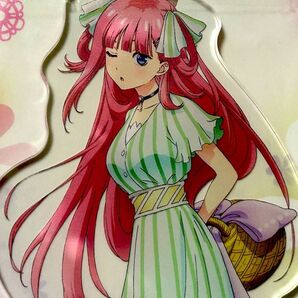 五等分の花嫁 中野二乃 スタンド付きビッグアクリルプレート プライズ