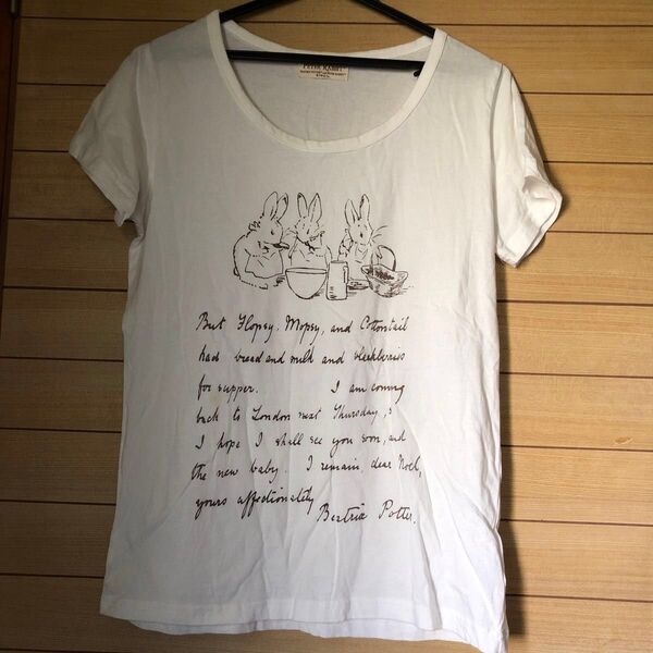 ピーターラビット LL Tシャツ 半袖 半袖Tシャツ トップス うさぎ プリント