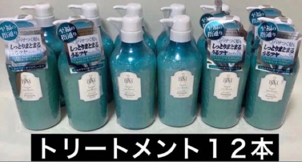 ISM サロンクオリティートリートメントアクアブルー 600ml 12本