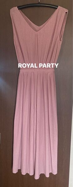 ROYAL PARTY プリーツオールインワンパンツ