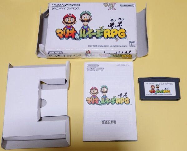 マリオ&ルイージRPG ゲームボーイアドバンス 箱説付