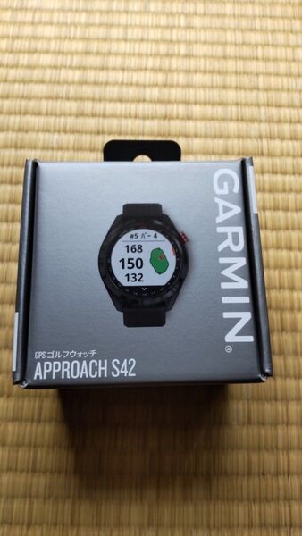 GARMIN APPROACH S42 GPSゴルフウォッチ ブラック