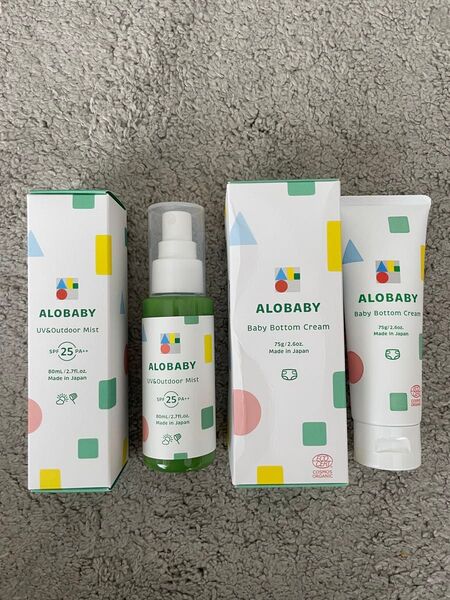 新品 アロベビー ALOBABY ベビークリーム 日焼け止めミスト