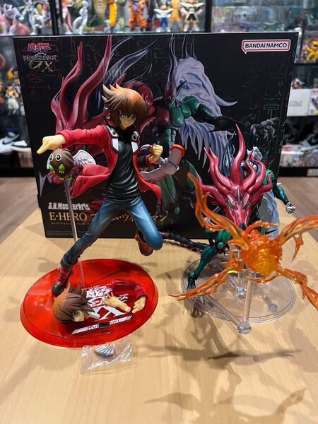 遊城十代 フィギュア ホビージャパン 遊戯王デュエルモンスターズGX フレイムウィングマン フィギュア