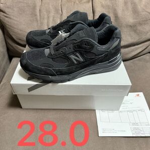 New Balance U992TB ブラック 28.0cm