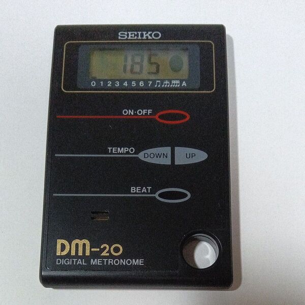 SEIKO デジタルメトロノーム DM-20 ブラック