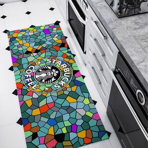 ★大人気★スタバ・マット★ステンドグラス★【40センチ×120センチ】