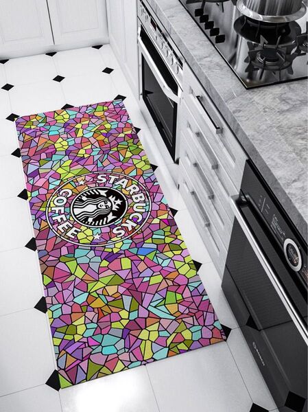 ★大人気★スタバ・マット★ステンドグラス★【40センチ×120センチ】