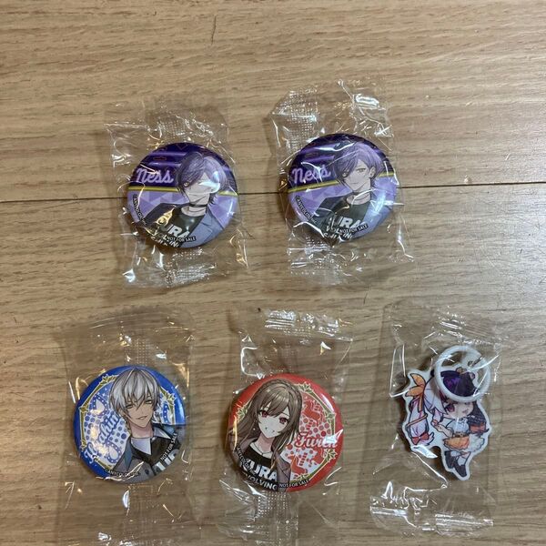 くら寿司 ビッくらポン にじさんじコラボ オリジナルグッズ 缶バッジ めじるしチャーム