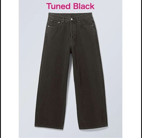 正規品証拠あり WEEKDAY ウィークデイ Tuned Black 27/30 デニムパンツ デニム パンツ